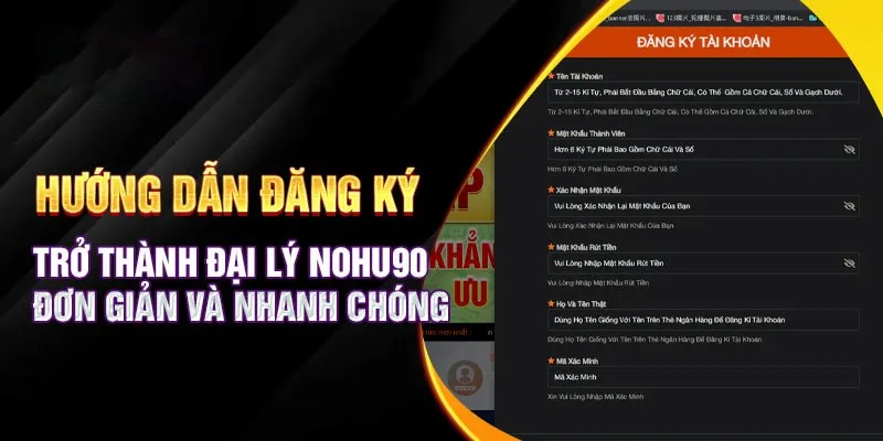 Thực hiện đăng ký trở thành đơn vị đồng hành với NOHU90 Thực hiện đăng ký trở thành đơn vị đồng hành với NOHU90